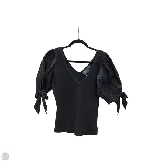Blouse Long Sleeve By Maeve In Black, Size: S
