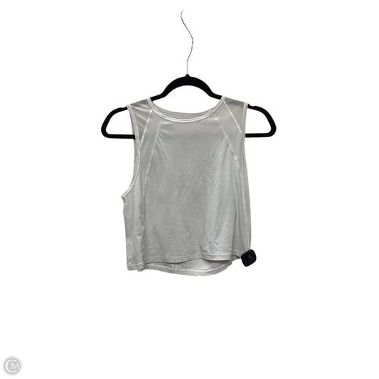 Athletic Tank Top By Lululemon In White, Size: 4