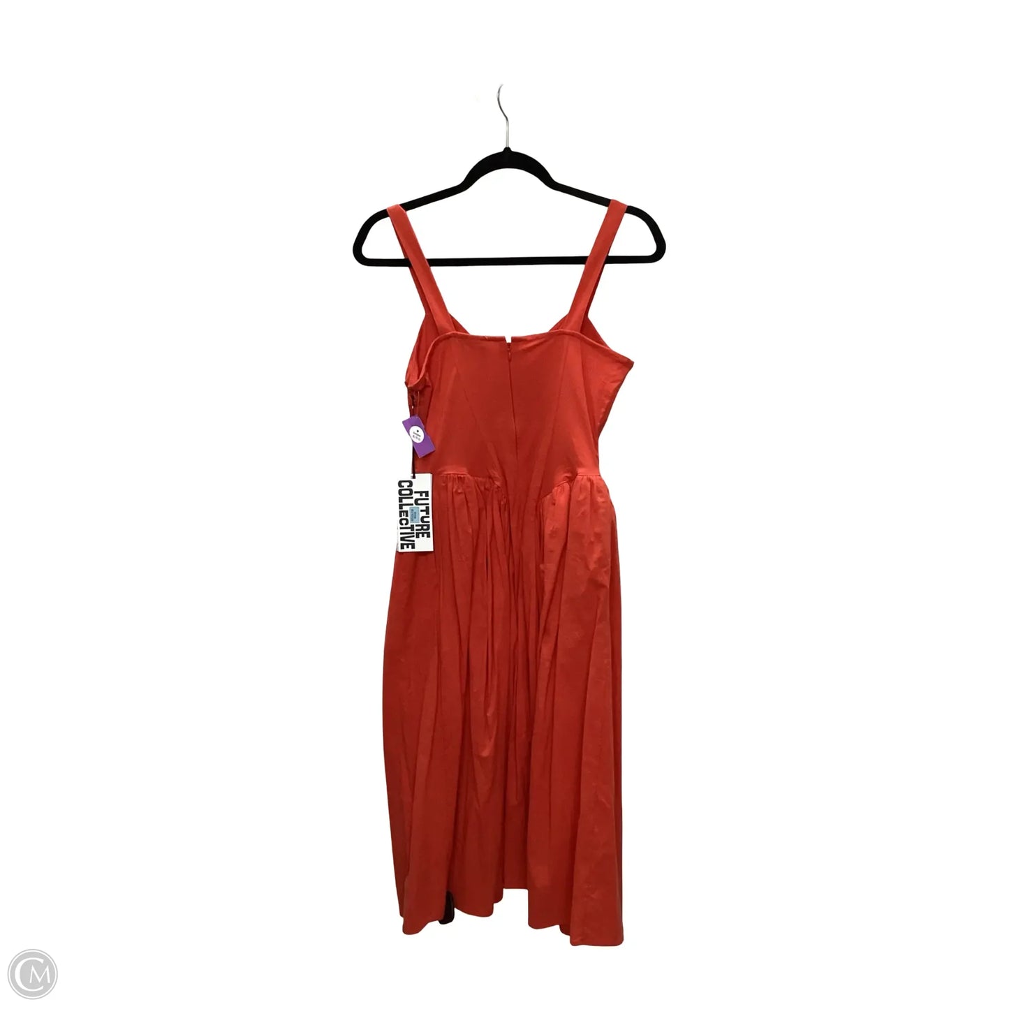 Dress Casual Midi By Future Collective In Red, Size: 2