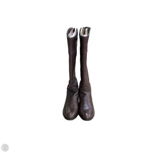 Boots Designer By Tory Burch In Brown, Size: 7.5