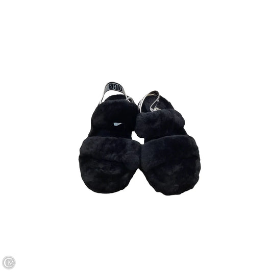 Sandals Designer By Ugg In Black, Size: 10