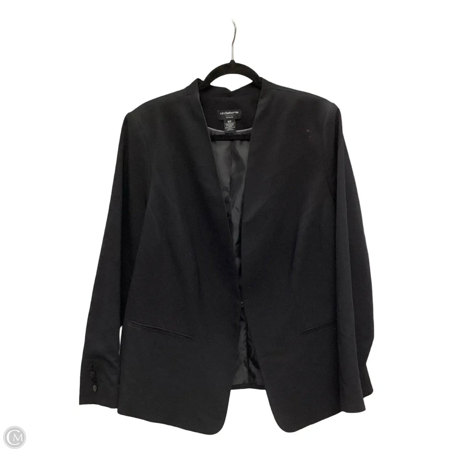 Blazer By Liz Claiborne In Black, Size: 18