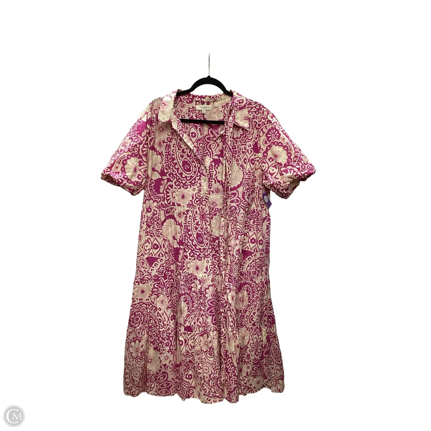 Dress Casual Midi By Umgee In Pink, Size: 2x