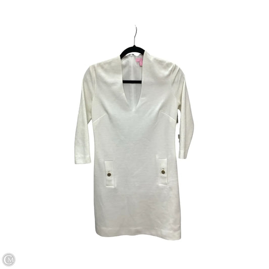 Dress Designer By Lilly Pulitzer In White, Size: S