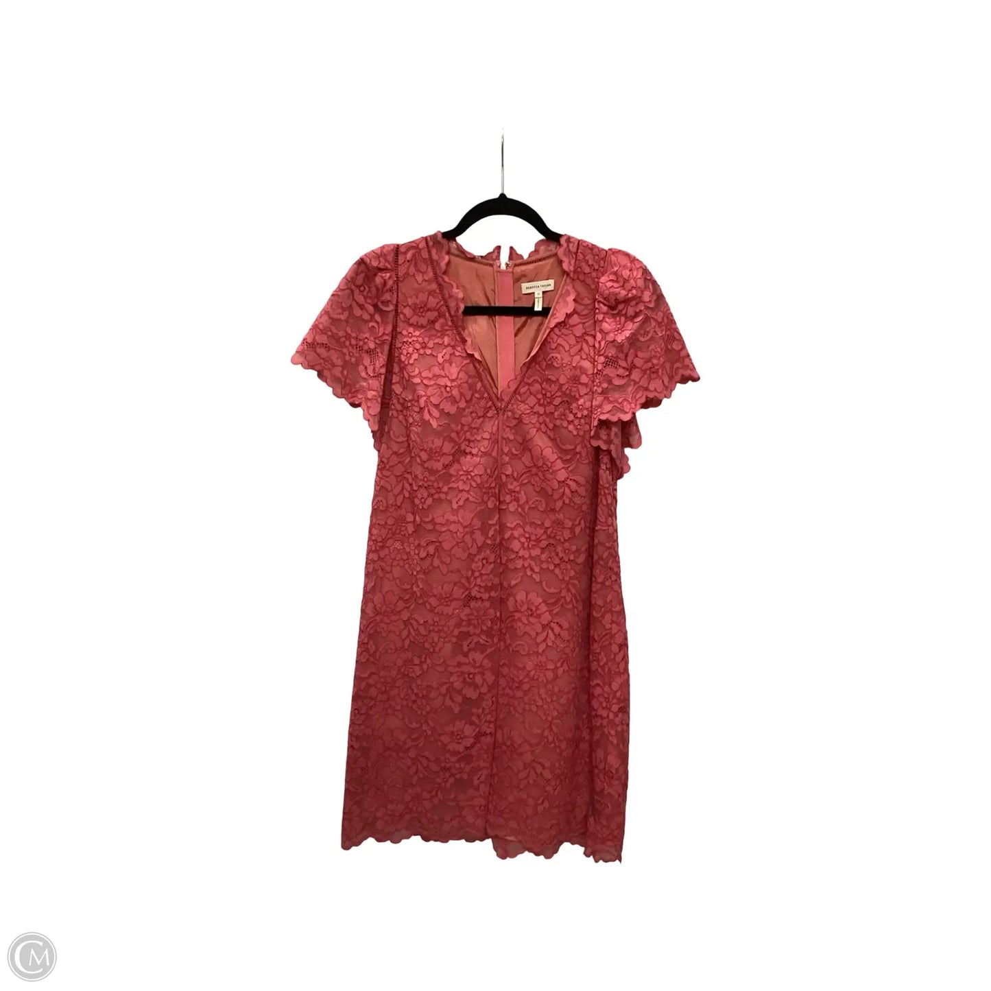 Designer Dress Party Short By Rebecca Taylor In Red, Size: 12