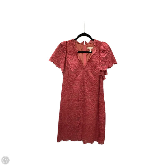 Designer Dress Party Short By Rebecca Taylor In Red, Size: 12