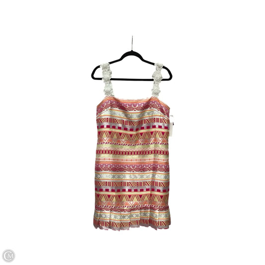 Designer Dress Party Short By LAUNDRY BY SHELLI SEGAL In Multi-colored, Size: 14