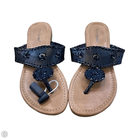 Sandals Flats By Pierre Dumas In Black, Size: 7
