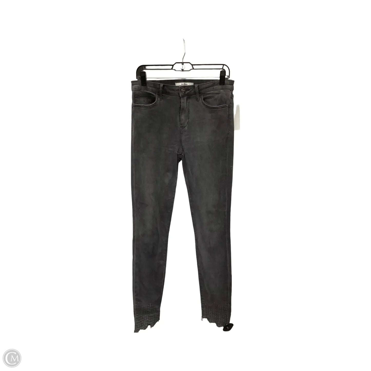 Designer Jeans Cropped By Sam Edelman In Black Denim, Size: 10