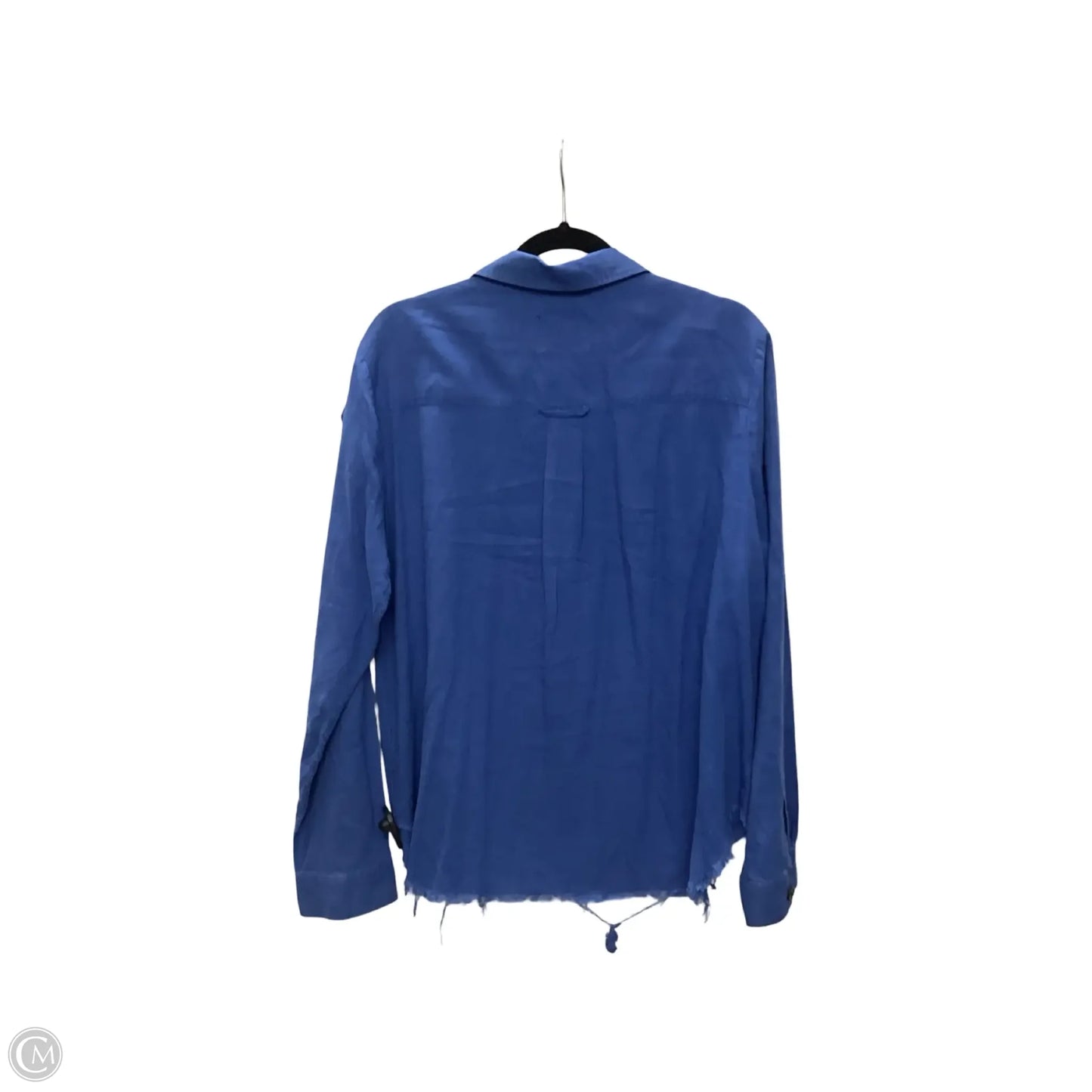 Designer Blouse Long Sleeve By Rails In Blue, Size: M
