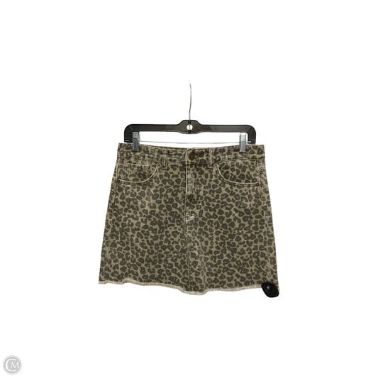 Skirt Mini & Short By Mudpie In Animal Print, Size: S