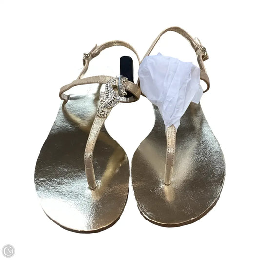 Sandals Flats By Antonio Melani In Gold, Size: 9