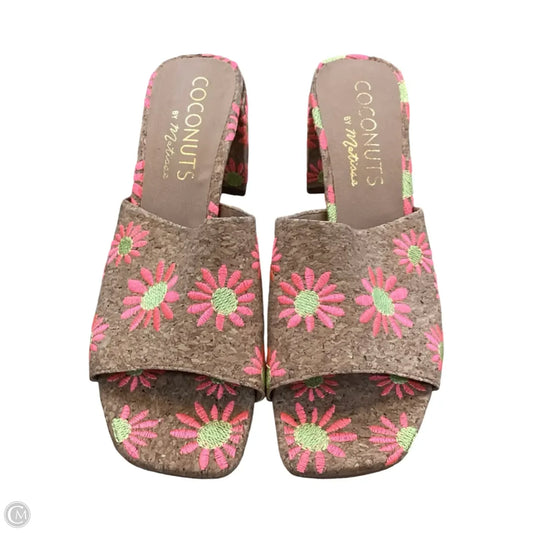 Sandals Heels Block By Matisse In Tan, Size: 8