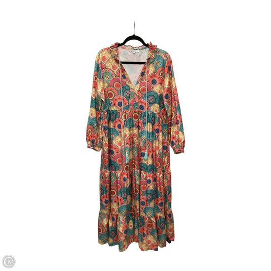 Dress Casual Maxi By Collection by Cezele In Multi-colored, Size: M