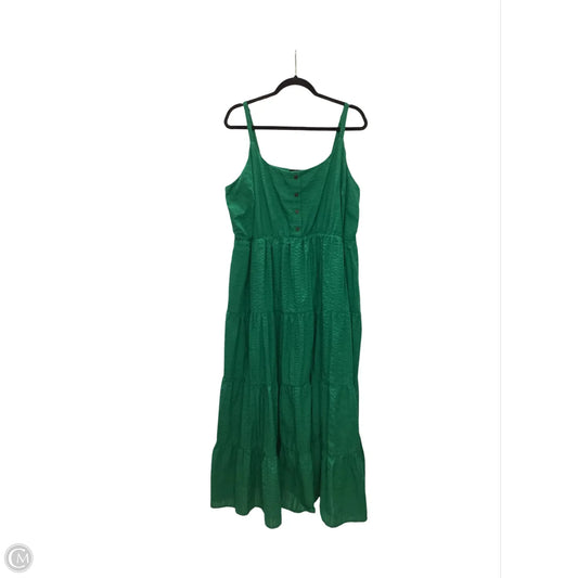 Dress Casual Midi By Torrid In Green, Size: 2x