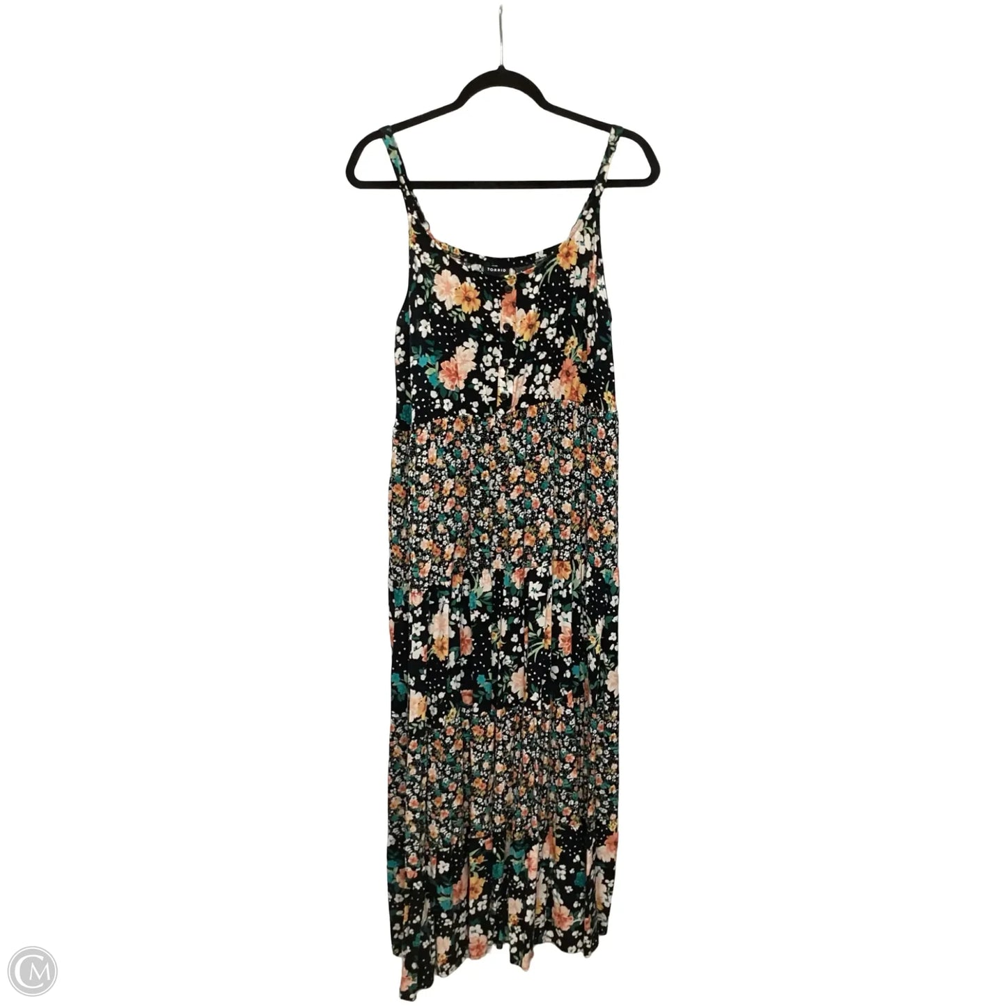 Dress Casual Midi By Torrid In Floral Print, Size: 2x
