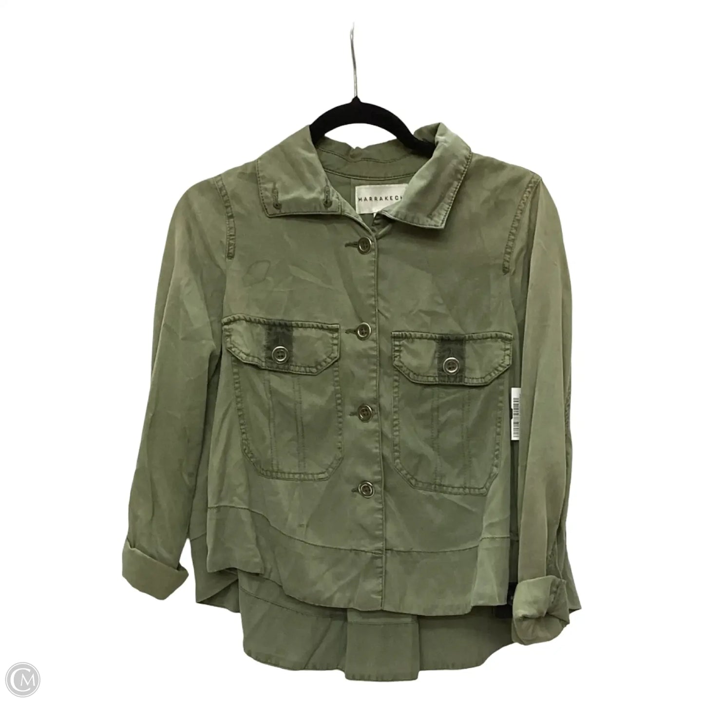 Jacket Denim By Marrakech In Green, Size: Xs