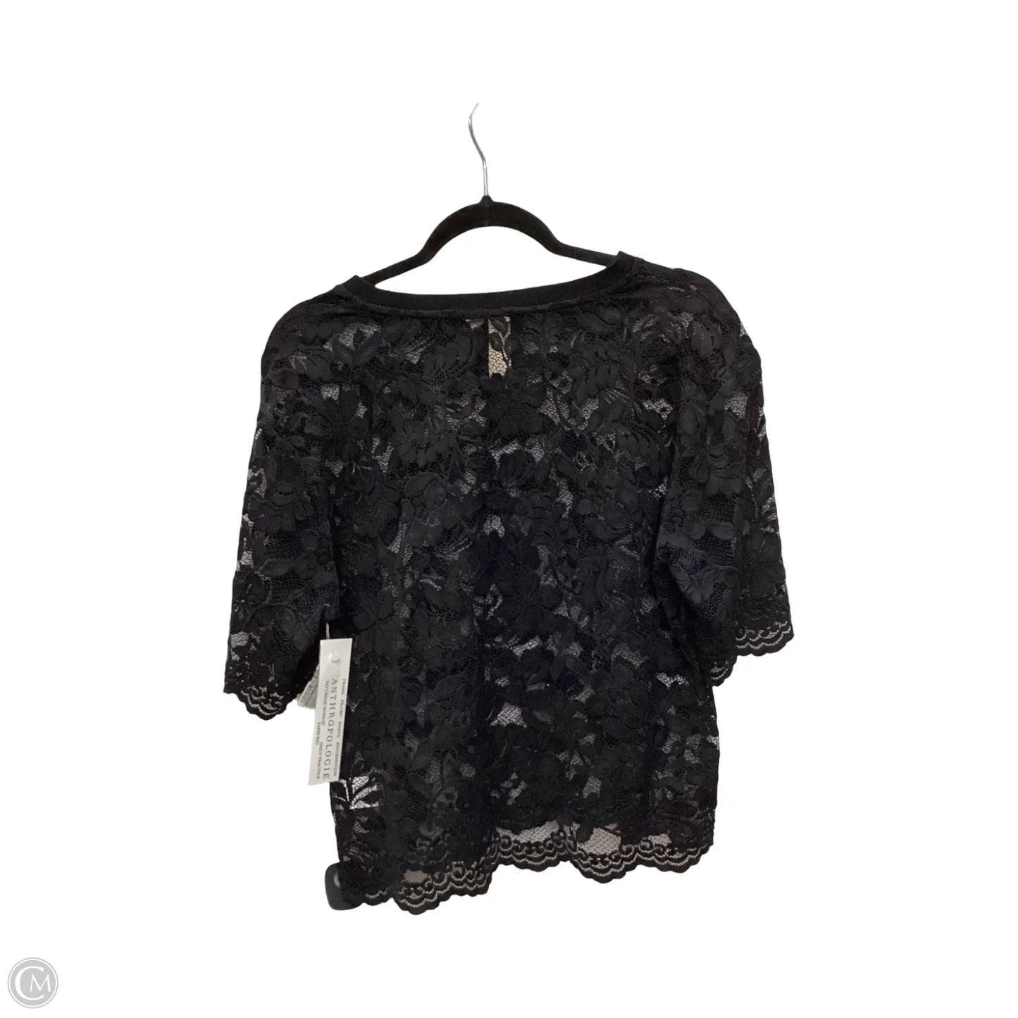 Blouse Short Sleeve By Dolan Left Coast In Black, Size: M