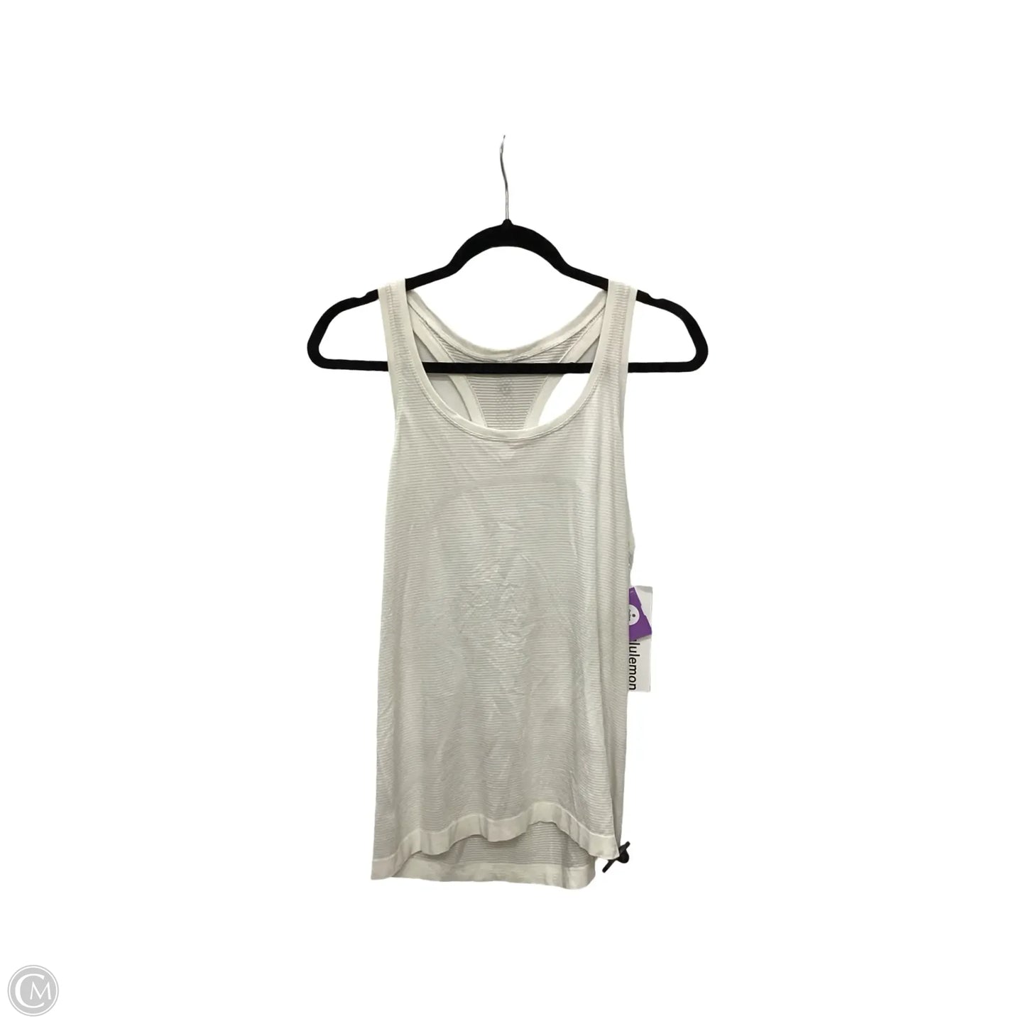Athletic Tank Top By Lululemon In White, Size: 10