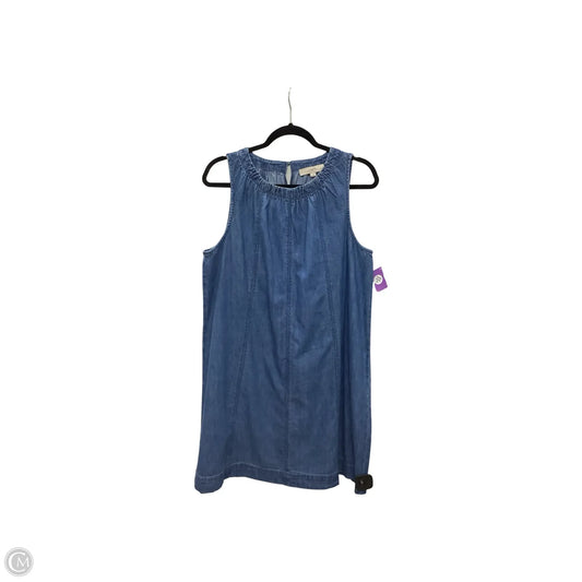 Dress Casual Short By Loft In Blue Denim, Size: Lp