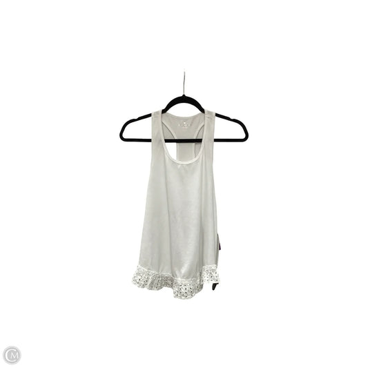 Designer Top Sleeveless Designer By Kate Spade In White, Size: L