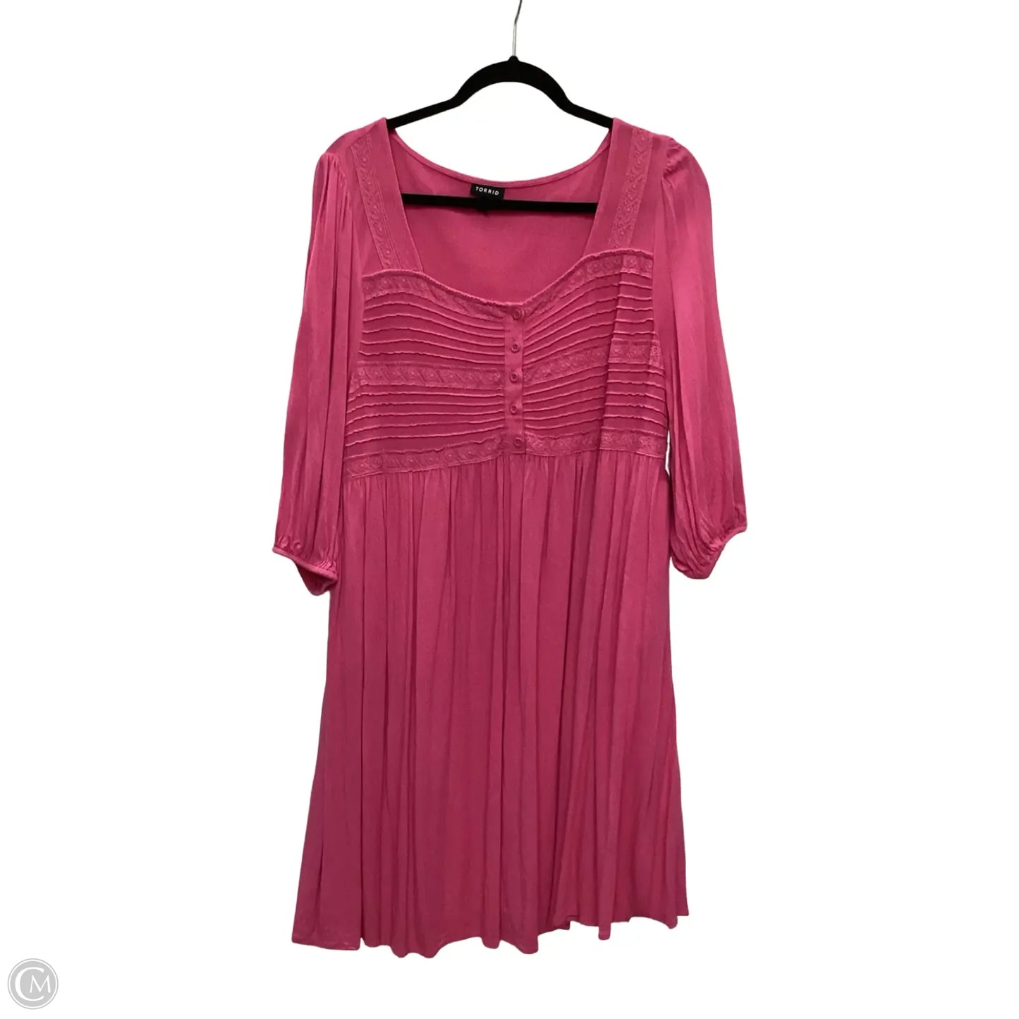 Dress Casual Short By Torrid In Pink, Size: 1x