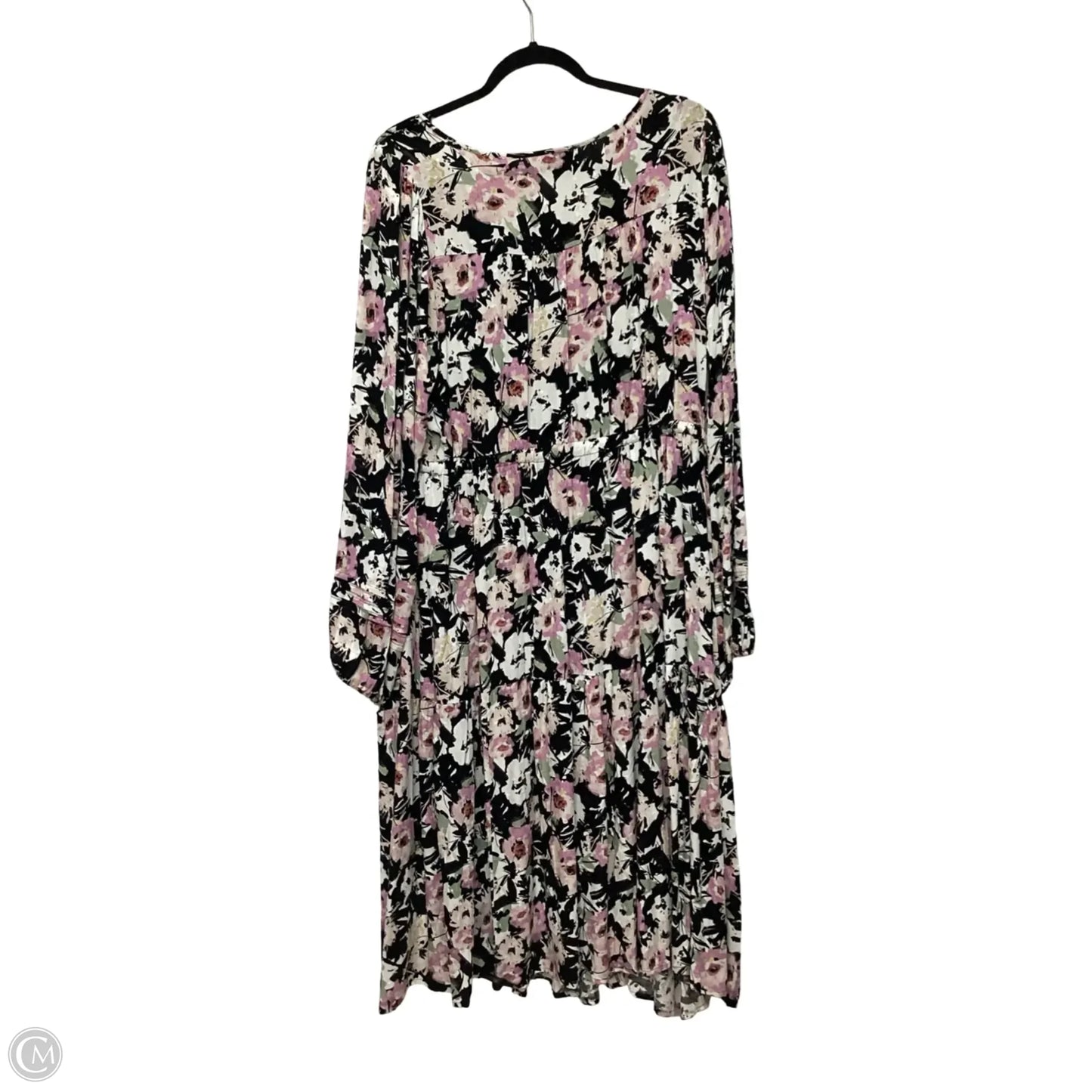 Dress Casual Midi By Torrid In Floral Print, Size: 1x