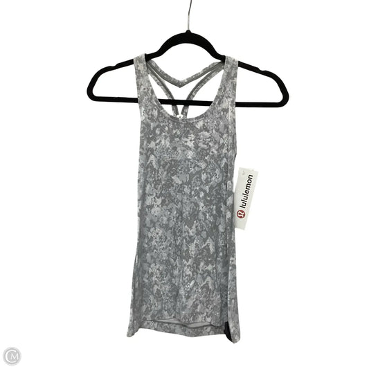 Athletic Tank Top By Lululemon In Animal Print, Size: 4