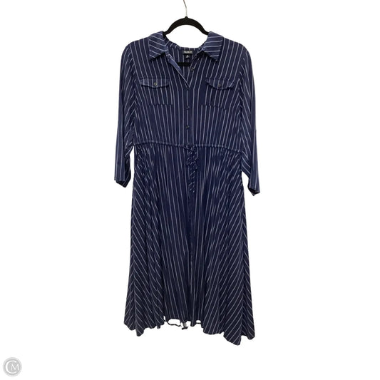 Dress Casual Midi By Torrid In Striped Pattern, Size: L