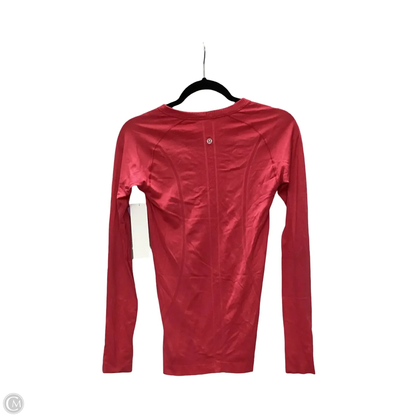 Athletic Top Long Sleeve Crewneck By Lululemon In Red, Size: 6