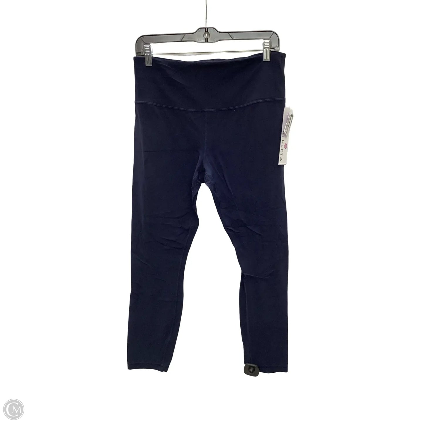 Athletic Leggings By Athleta In Navy, Size: L