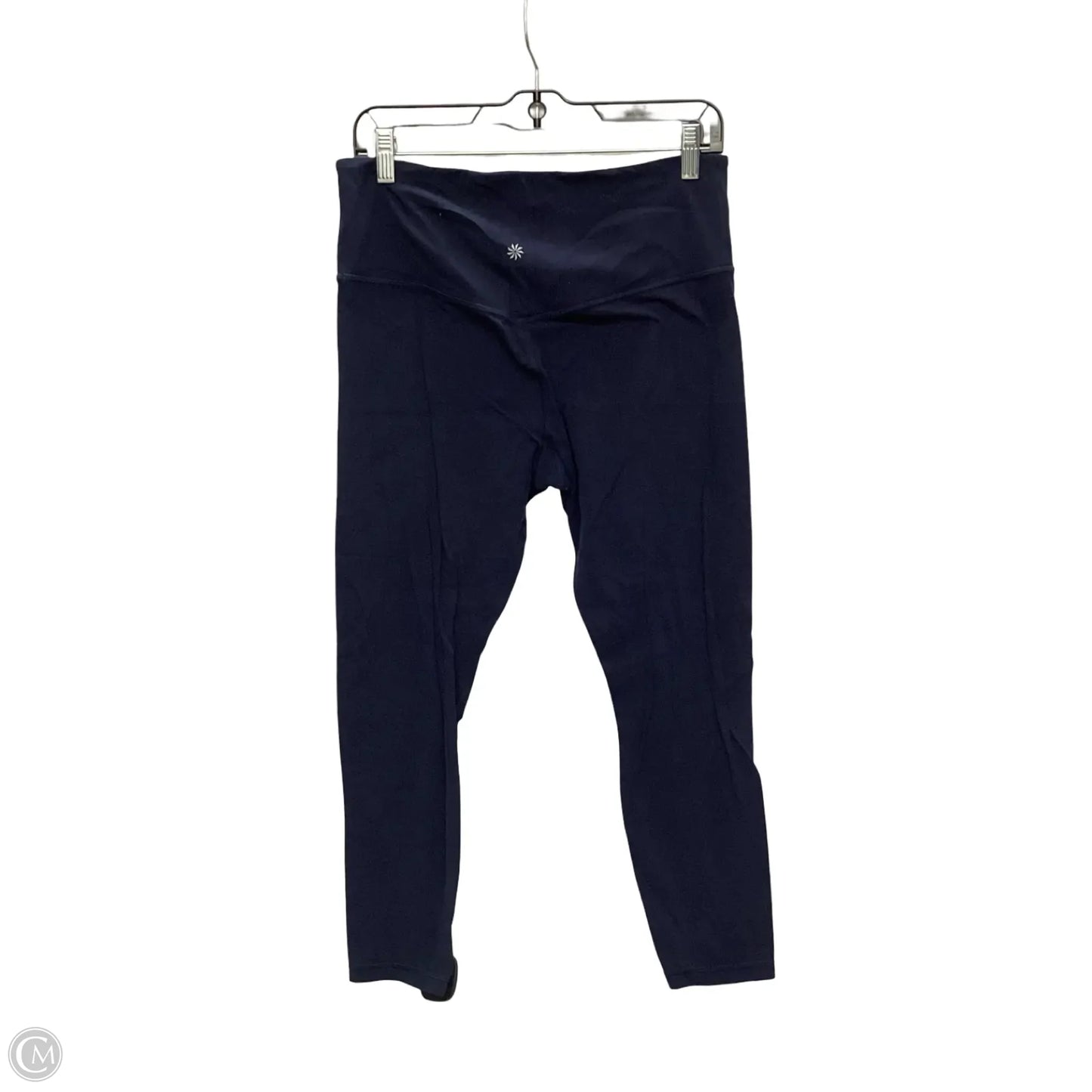 Athletic Leggings By Athleta In Navy, Size: L