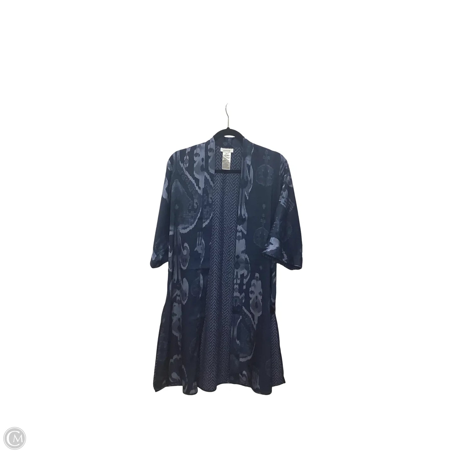 Kimono By Chicos In Blue, Size: Xxs