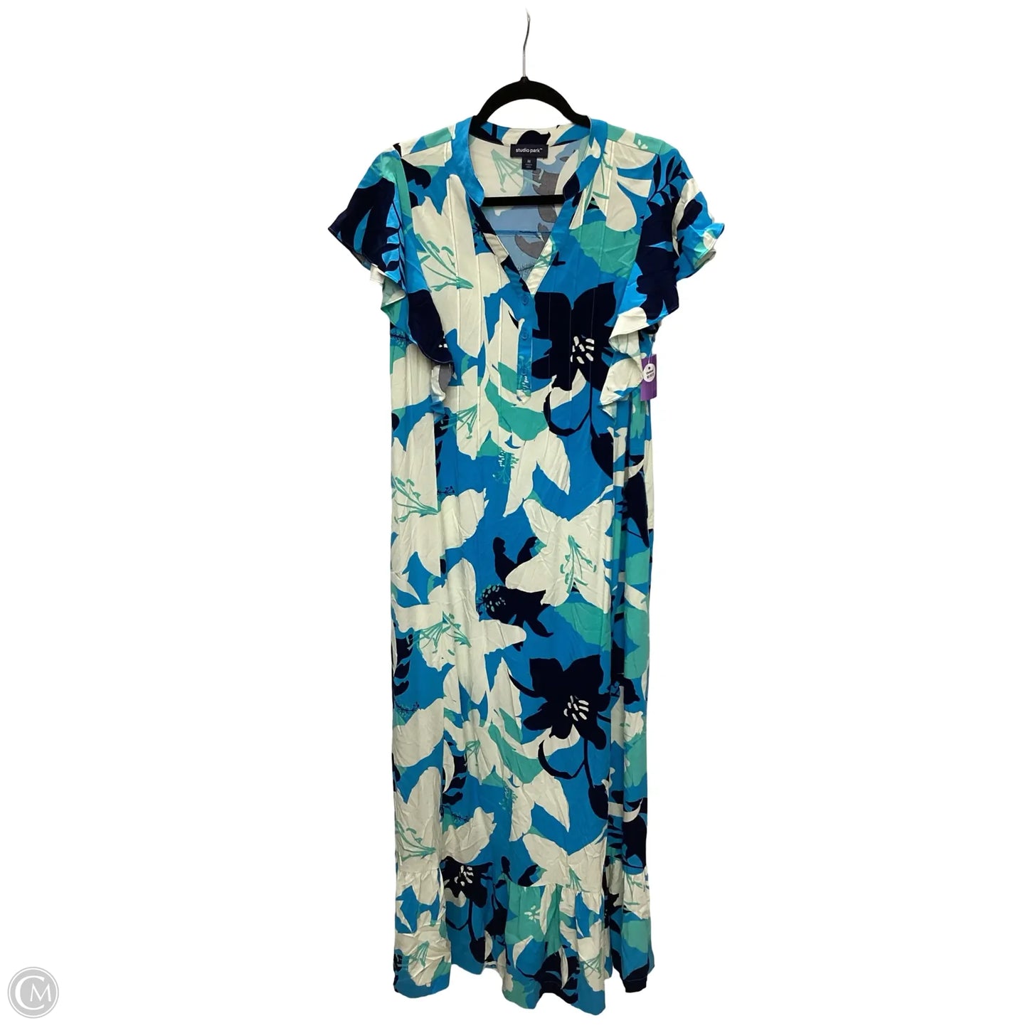 Dress Casual Maxi By Clothes Mentor In Floral Print, Size: M