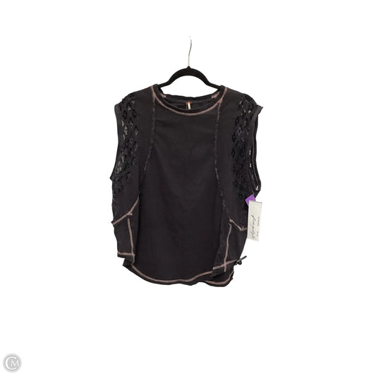 Blouse Sleeveless By Free People In Black, Size: Xs