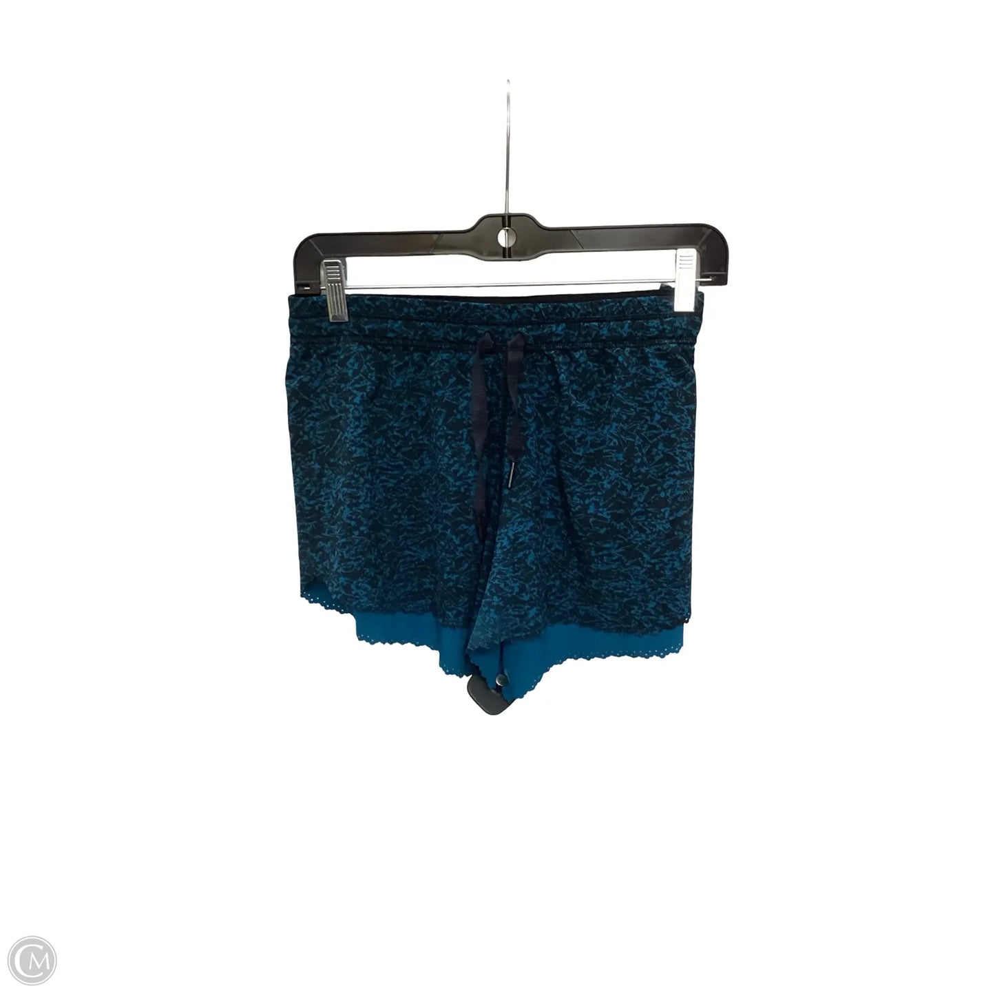 Athletic Shorts By Lululemon In Teal, Size: 8