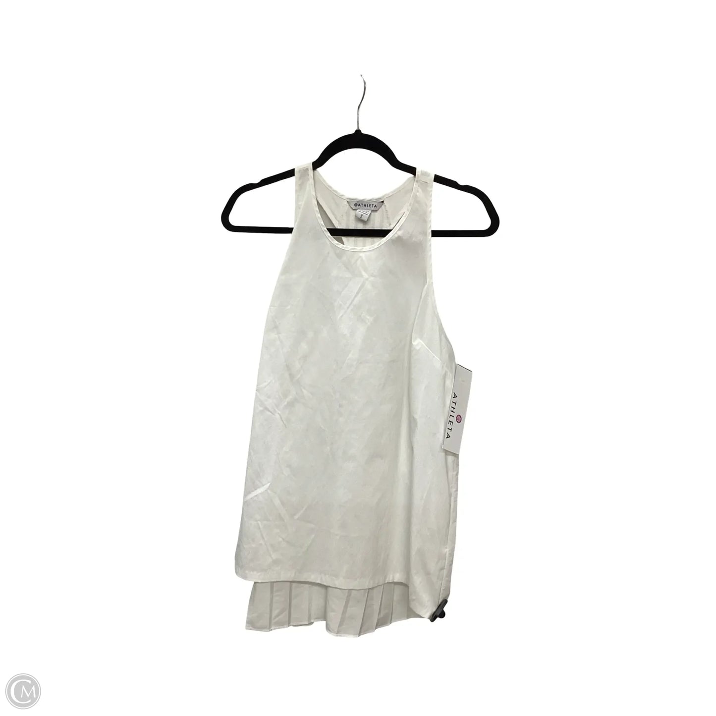 Athletic Tank Top By Athleta In White, Size: S