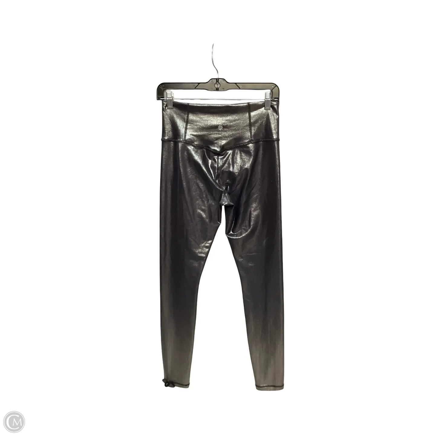 Athletic Leggings By Athleta In Silver, Size: S