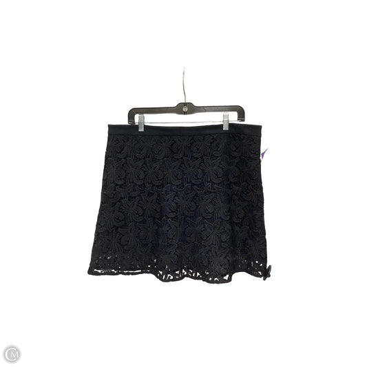 Skirt Mini & Short By Loft In Black, Size: L