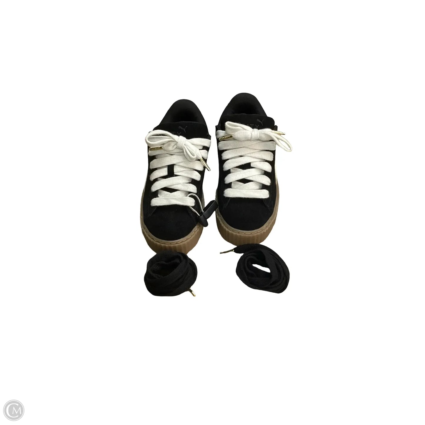 Shoes Sneakers By Puma In Black, Size: 6.5