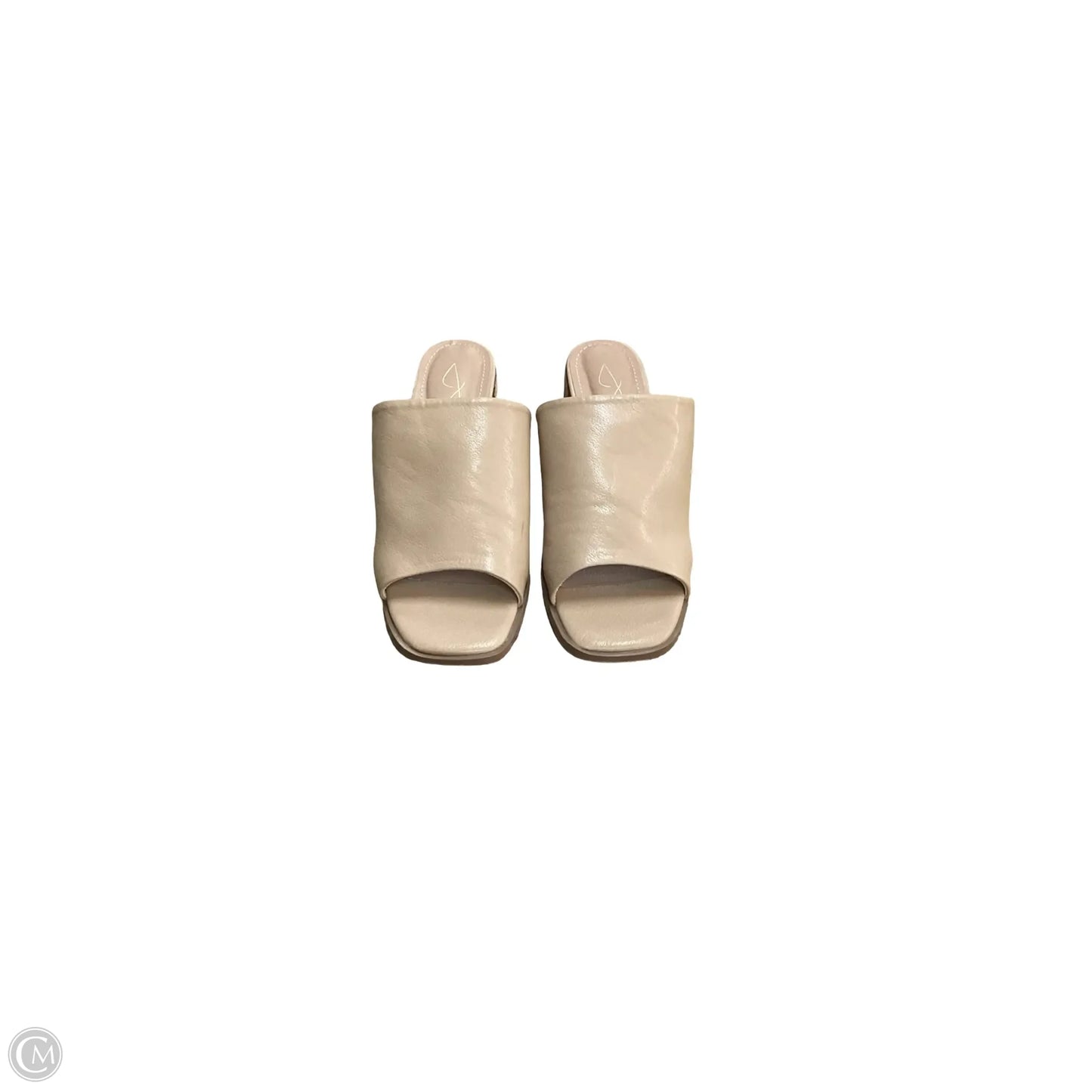 Sandals Heels Block By Joie In Tan, Size: 7.5