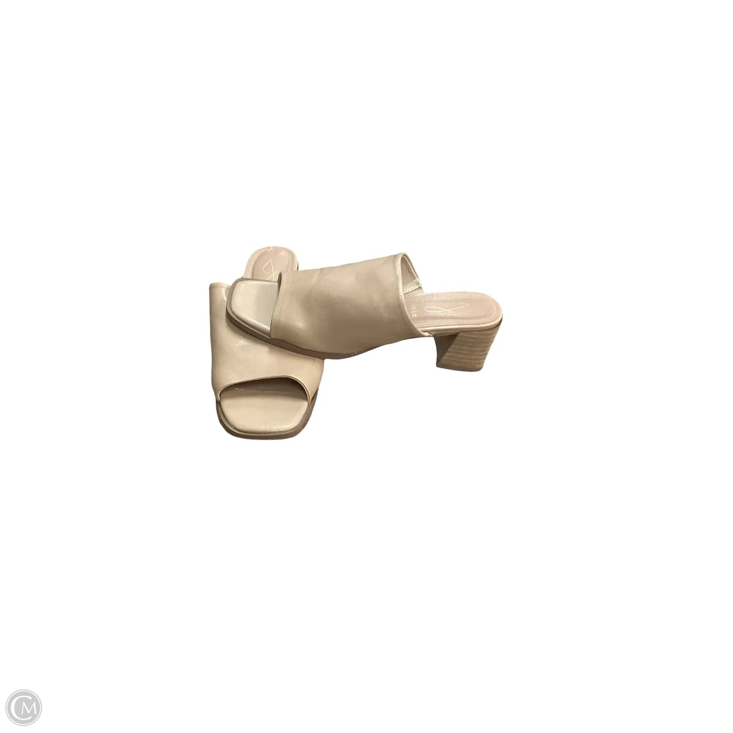 Sandals Heels Block By Joie In Tan, Size: 7.5