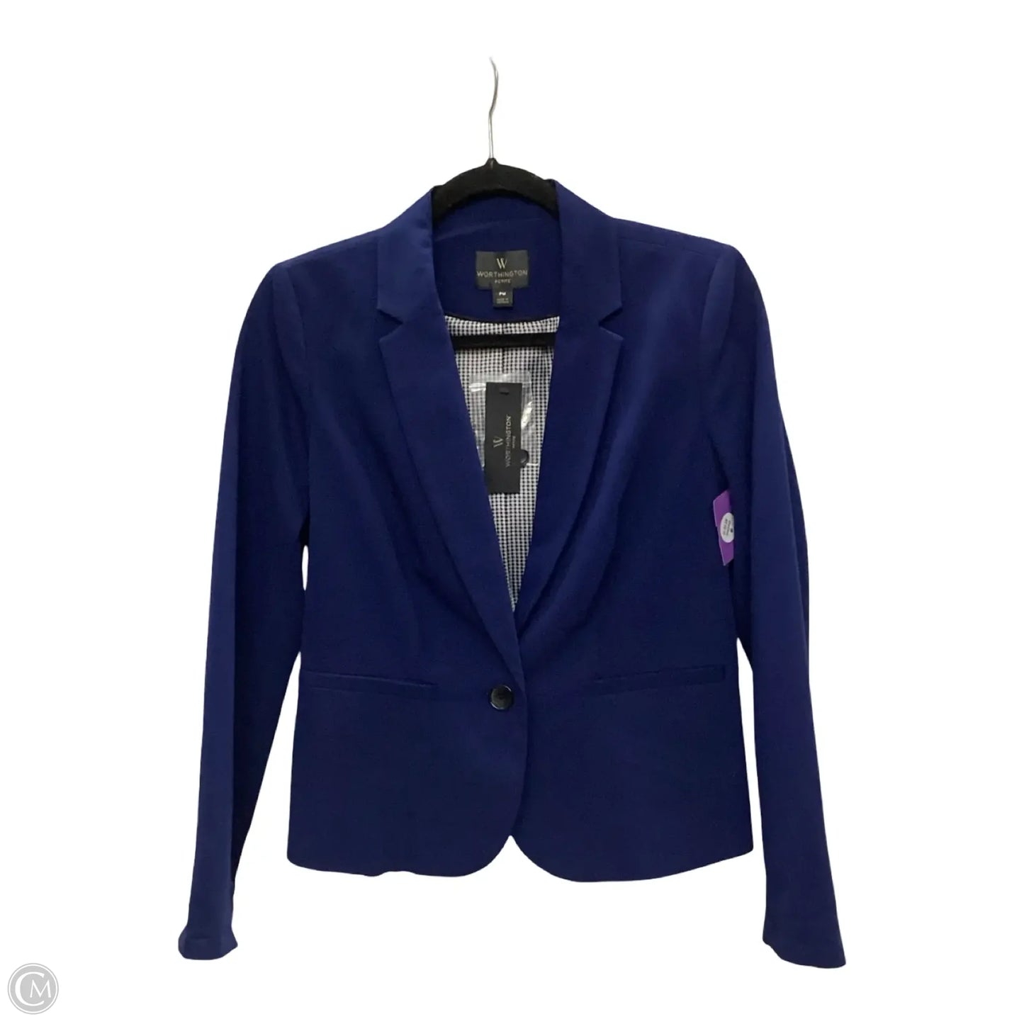 Blazer By Worthington In Blue, Size: Mp