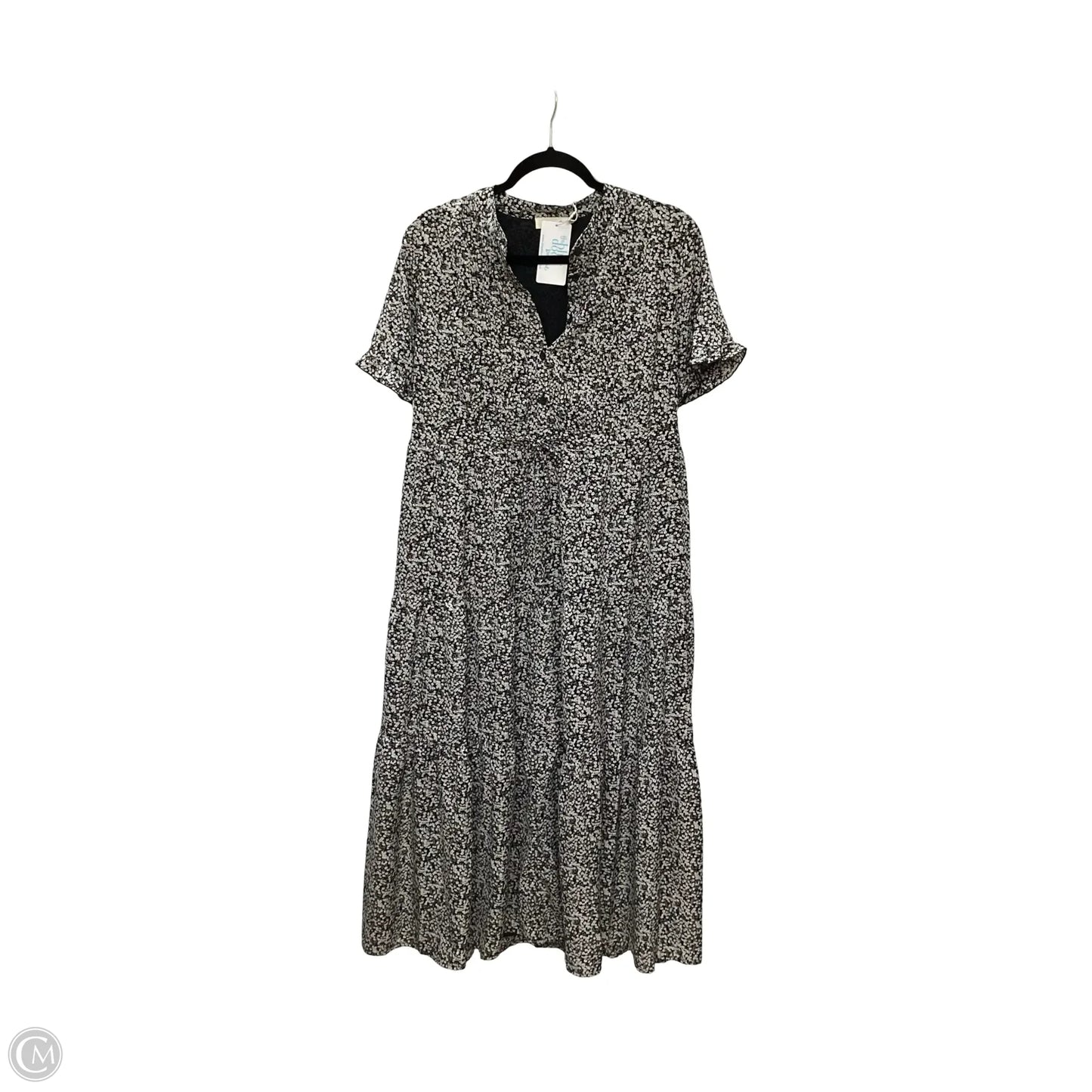 Dress Casual Midi By Clothes Mentor In Floral Print, Size: L