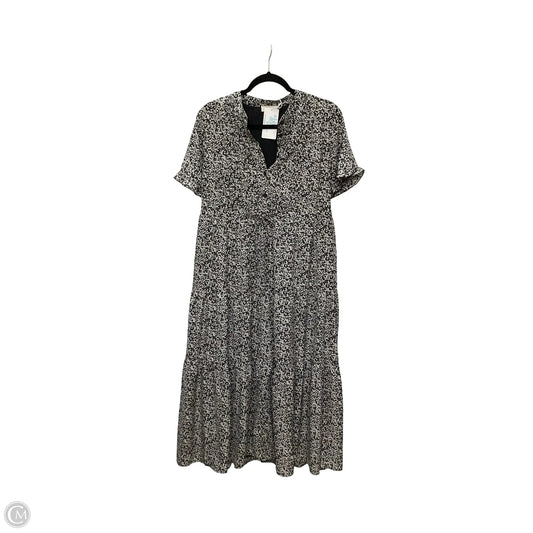 Dress Casual Midi By Clothes Mentor In Floral Print, Size: L