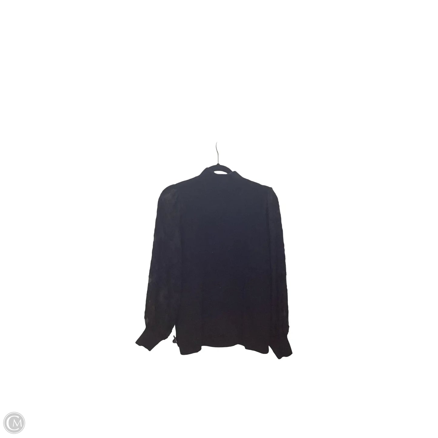 Blouse Long Sleeve By Chicos In Black, Size: M
