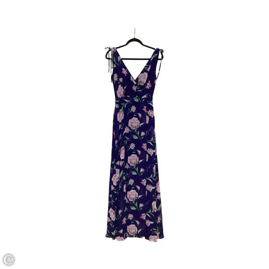 Dress Party Long By Lulus In Floral Print, Size: S