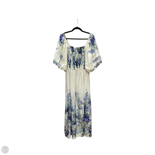 Dress Casual Maxi By Oddi In Floral Print, Size: 1x