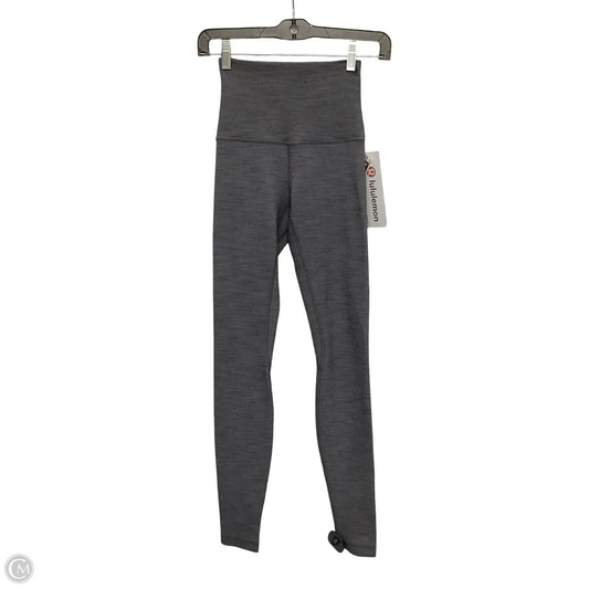 Athletic Leggings By Lululemon In Grey, Size: 2