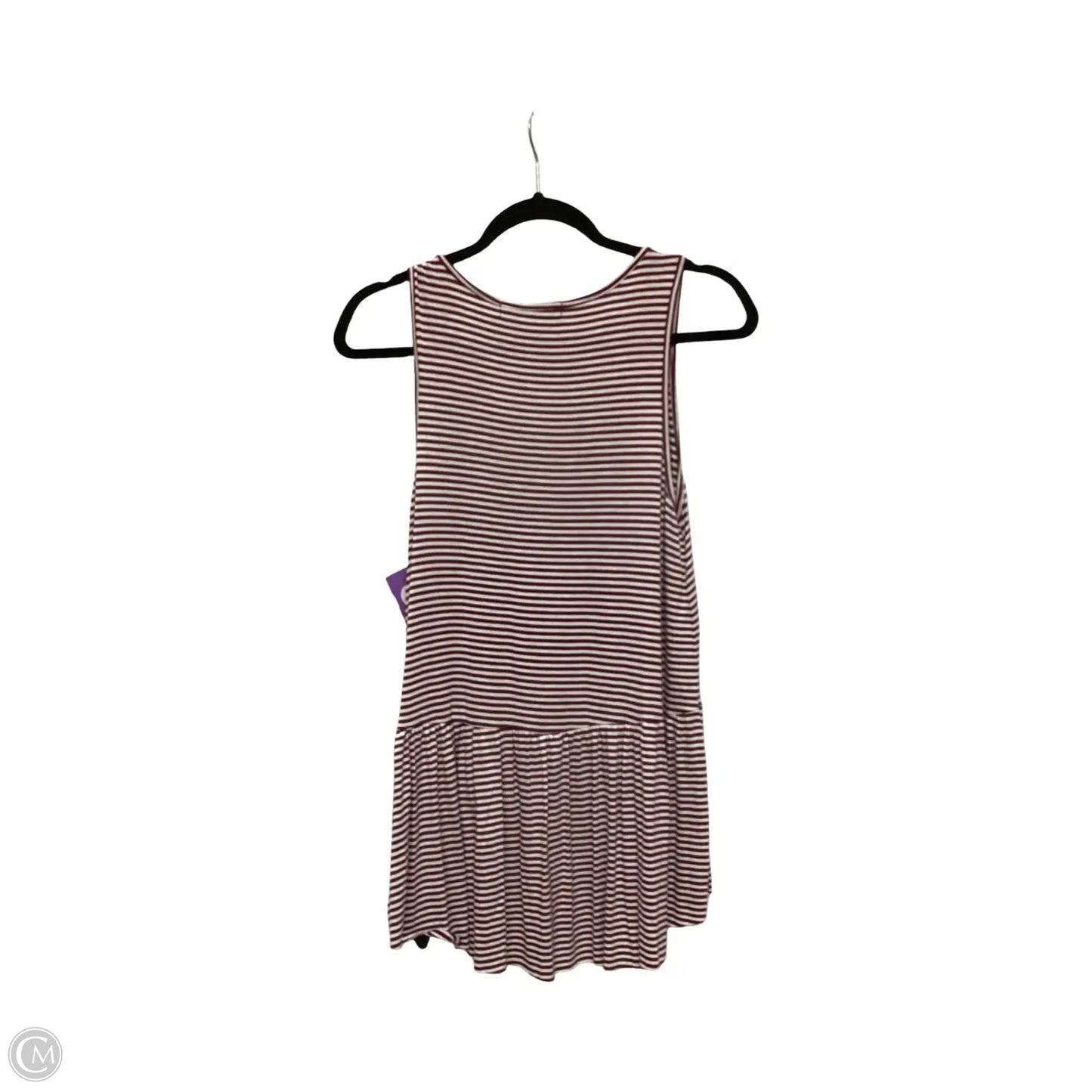 Blouse Sleeveless By Clothes Mentor In Striped Pattern, Size: S